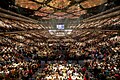 Image 8An evangelical charismatic worship service at Lakewood Church, Houston, Texas, in 2013 (from Evangelicalism in the United States)