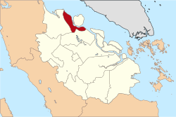 Location of Dumai in Indonesia