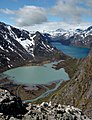 Jotunheimen con le più alte montagne della Scandinavia.