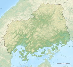 平羅島の位置（広島県内）