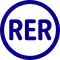 Logo della "RER" parigina