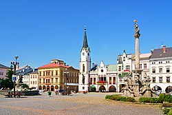 Krakonoš Square, the historic centre