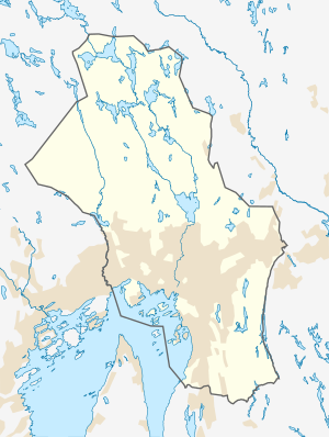 Mapa konturowa Oslo