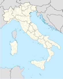 Map showing the location of Grotte di Frasassi (Frasassi Caves)