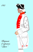 Régiment d'Aunis de 1762 à 1767