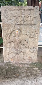 A Veeramasti Memorial Stone Dating to 9-10th Century