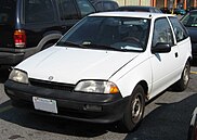 1989–1991 model year Suzuki Swift 3-door hatchback (US)