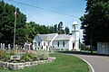 Vestiges d'une église du XIXe siècle au sanctuaire Sainte-Anne-du-Bocage.