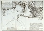 Map of the Spanish city of Cadiz