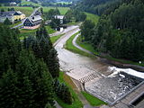 Ortslage Rauschenbach unterhalb der Staumauer