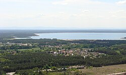 Boxberg s Bärwaldským jezerem