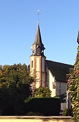 The church in Donnemain-Saint-Mamès