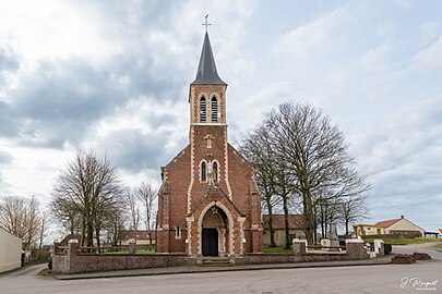 L'église Saint-Sylvestre.