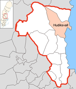 Hudiksvall – Localizzazione