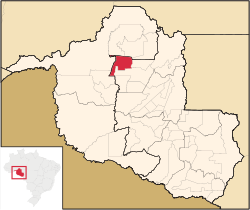 Location in Rondônia state