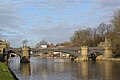 York - Ouse Nehri üstünde Skeldergate Köprüsü