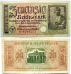 20 RM, 1938–1945