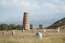 minaret en omgeving