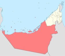 Location of Abū Dabī