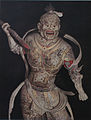 Vajrapani Shukongoshin. Argile crue, v. 740. H 170 cm. Hokkedo du Todai-ji, Nara