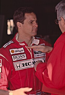 Gerhard Berger vuonna 1991