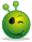 File:Smiley green alien wink.svg