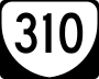 State Route 310 marker