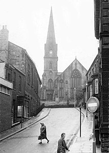 Healey Congregational Church, Batley, with which J. E. Walker was associated