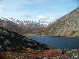 De Nachvakfjord in het nationaal park