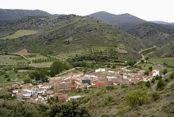 Skyline of Vistabella de Huerva