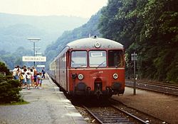 Oude Baureihe 515 in rode kleur