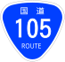 National Route 105 shield