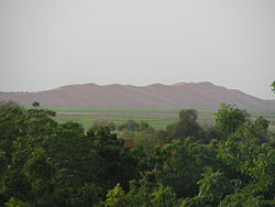 La Dune Rose and Gao city as seen from the top of the Tomb of Askia.