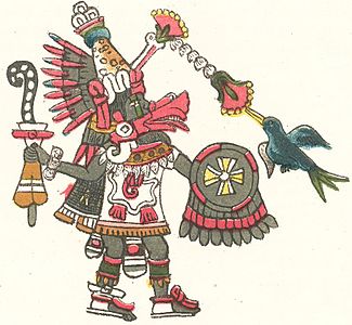 Quetzalcóatl nel Códiz Magliabechiano.