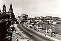 Dresden 1980 – Elbufer, venstre Brühlsche Terrasse