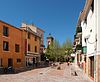 Centre del poble de Palau del Vidre.