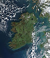 Image 55A true-color picture of Ireland, as seen from space, with the Atlantic Ocean to the west and the Irish Sea to the east. (from Portal:Earth sciences/Selected pictures)