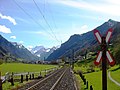 Bahnlinie bei Leuggelbach