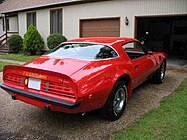 Rear view of 1975 Trans Am