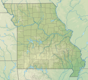 Map showing the location of Battle of Athens State Historic Site