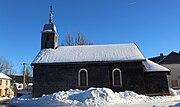 La chapelle Saint-Claude sous la neige.