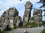 Externsteine, Teutoburgerwoud, Duitsland