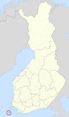 Lage von Kökar in Finnland