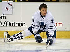 Pavel Kubina v dresu Toronto Maple Leafs (2008)