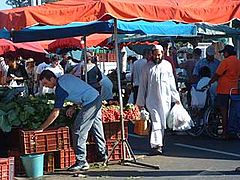 Le marché de Saint-Pierre.