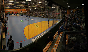 Die Eugen-Haas-Halle im April 2009