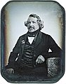 Louis Daguerre in 1844 (Daguerreotypie: Jean-Baptiste Sabatier-Blot) overleden op 10 juli 1851