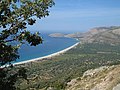 Coastline in Borsh north of Sarandë