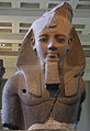 Il busto colossale, detto "Giovane Memnone", di Ramses II. British Museum, Londra.