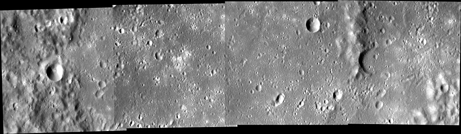 Mosaic across the central crater